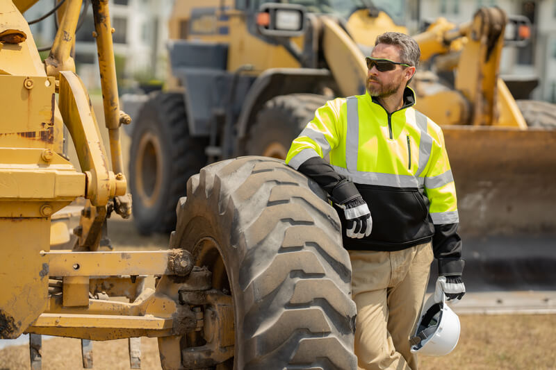 portrait builder construction site builder with excavator ready build new house construct (1)